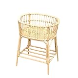 ツルヤ商店 Hile 籐製 脚付きかご（オーバル）/ハイル ラタン ランドリーラック