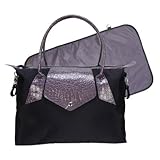 Trend Lab Rendezvous Tote Style Diaper Bag, Black and Gray by Trend Lab [並行輸入品]