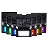 Aglaia センサーライト 人感ソーラーライト 五つ知能モード ダブルセンサー付き 七色に変わり 防犯＆防水 屋外照明
