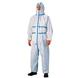 シモン　使い捨て防護服【防護服】（防塵スーツ・静電気防止・10着入り）《002-ミクロテクターⅢ（2層構造）・L》
