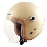 TNK工業 スピードピット ジェット型ヘルメット GS-6 パールアイボリー サイズ:LADY'S FREE(57-58cm未満) 51194.0