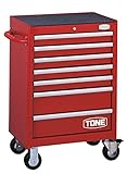 トネ(TONE) ローラーキャビネット WS207R レッド