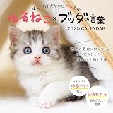 カレンダー2025 こころおだやかにニャる ゆるねこ×ブッダの言葉（月めくり/壁掛け） (インプレスカレンダー2025)