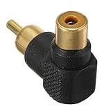 Rca Male To Female M/F Audio Video Av Gold Adapter Plug Right (Usa)