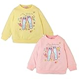 (イエロー/95cm)ベビー服 女の子 トレーナー 長袖 ミニ裏毛 シューズプリント 女児 ベビー