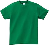 [プリントスター] 半袖 キッズ 5.6oz ヘビーウェイトTシャツ 00085-CVT_K グリーン 110cm (日本サイズ110相当)
