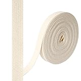 Proooooces 綾テープ 綿 生成り 幅1.4cm 10m 綿 DIY ハンドメイド パーツ 手芸
