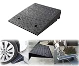 駐車場 段差プレート 段差スロープ 5cm 6cm 7cm 8cm 9cm 10cm 12cm 15cm 20cm 段差用 カースロープ 車/椅子/玄関/庭/転倒防止 段差解消 階段 滑り止め バイク バリアフリー ガレージ 室内・屋外用 (50(長）*50(幅）*6cm(高）