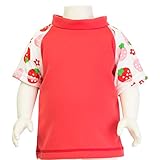 (アリサナ) arisana日本製半袖ラッシュガード ベビー 80~90cm レッド×いちご