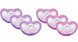 JollyPop 0 to 3 Months Vanilla Scented Pacifier, 6 Pack, Lavender/Pink by JollyPop [並行輸入品]