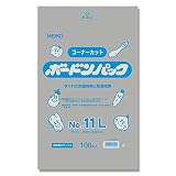 ヘイコー ボードンパック 0.02mm No.20-11Lコーナーカット 100枚入