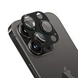 Apapeyaカメラ保護カバー iPhone 15 Pro/iPhone 15 Pro Max用 レンズ保護フィルム アルミ合金一体製 鎧のパターン仕様 サラサラ 一体感 アイフォン15プロ対応 レンズカバー 15プロマックス用 レンズ保護ケース 9H硬度保護性高い キズ防止 AR高透ガラス 防爆裂 露出オーバー防止（グレー）