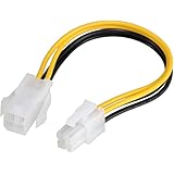 KAUMO ATX12V 4ピン CPU電源コネクタ オス/メス 電源延長ケーブル