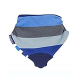 Kushies（クーシーズ）歯がため付きスタイ ビブ バンダナ (B02 マルチボーダー)