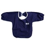 (ポスター) POSTAR 無地　ワンポイント ランチエプロン　ネイビー