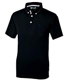 SOWA(ソーワ) 半袖ボタンダウンポロシャツ ブラック 6Lサイズ 50391