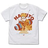 コスパ COSPA NARUTO -ナルト- 疾風伝 うずまきナルト Tシャツ WHITE Mサイズ