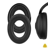 Geekria イヤーパッド QuickFit 互換性 パッド ゼンハイザー Sennheiser HD 620S/400Pro/560S ヘッドホンに対応 パッド イヤー/イヤーカップ (プロテインレザー/黒)