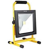 「Sunpie」LED投光器 50W 超薄型 投光器 充電式 バッテリー内蔵 防水 高輝度 作業灯 地震 防災対策 2年保証