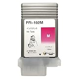 3年保証 PFI-102 M 130ml 互換 インクタンク キヤノン CANON 用 iPF650 iPF750 iPF610 対応 マゼンタ ベルカラー