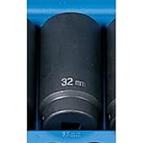 Grey Pneumatic (2032MD) 1/2' Drive x 32mm Deep Socket [並行輸入品]