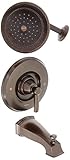 Moen ts3213 Moentrol圧力平衡タブとシャワートリムwith 2.5 GPMシャワーH、 1 MTS3213ORB 1