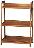 ウッドラック3段60幅 【ブラウン/天然木製/約幅60×奥行30×高さ85cm】