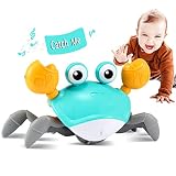 Baby Toys Infant Crawling Crab: Tummy Time Toy Gifts 3 4 5 6 7 8 9 10 11 12 Babies Boy Girl 3-6 6-12 Learning Crawl 9-12 12-1