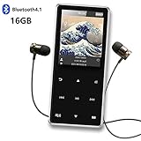 MP3プレーヤー 音楽プレーヤー Bluetooth 4.1 HIFI高音質 2.4インチ 大画面 FMラジオ/音楽再生/ビデオ/画像/録音