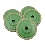 LAPHSODA（ラフソーダ） 交換用 フェルトバフ グラインダー 研磨 外径 100mm ディスク ( 6. 粗目 5枚 )