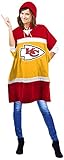 NFL Kansas City Chiefsフードポンチョ、70.5 X 81 cm、レッド