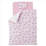 フジキ アニマルグラス 洗える布団10点セット カバーリング レギュラー 動物 ベビー布団 丸洗い (ピーチピンク)