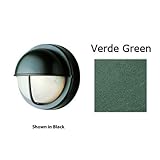 Trans Globe Lighting 4120 VG 8-Inch 1-Light Outdoor Bulkhead, Verde Green [並行輸入品]