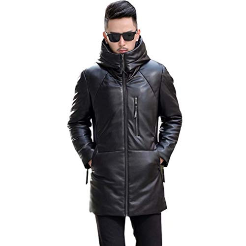 Mua Tenflow レザーダウンコート 本革 メンズ ダウンジャケット 羊革