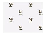 York Wallcoverings AT4214SMP Ashford Toiles Rooster Spot Wallpaper Memo Sample, 8-Inch x 10-Inch [並行