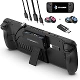 ポータブルスチームデッキドック 5イン1 USB Cハブドッキングステーション USB A 4K@60H USB C PD 100W 最大スチームデッキスタンドベースアクセサリー3個付き