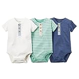 カーターズ Carter's ロンパース ボディスーツ 半袖 3枚組 男の子 綿100% 3-Pack Short-Sleeve Bodysuits 9M (67-72cm) [並行輸入品]