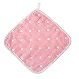 Domybestベビーウォッシュタオル 唾液タオル ダブルガーゼウォッシュタオル キャンディーの色 快適 柔らかく マテリアルスキン 強力な吸水 出産祝い 百日記念 2色