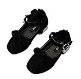 (チェリーレッド) CherryRed 子供靴 キッズ女の子 男の子 フォーマル靴 ガールズシューズ 発表会 結婚式 卒園式 卒業式 入学式 七五三 34 ブラック