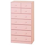 チェスト ピンク/幅60×高さ116cm MCH-6892PI 送料無料 代引き不可