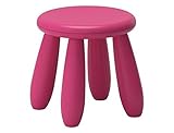 IKEA　MAMMUT 子供用スツール　ダークピンク　90267561