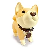 Qiyun Cartoon Puppy Dog Piggy Bank保存お金ボックスBoys and Girls Mini Coin Bank Kids giftstyle :カーキ