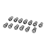 uxcell　スプリングコレット　セット　ER11 CNC 　CNC 彫刻機　スチール　13in1