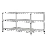 ドウシシャ メタルラック本体 クロームメッキ 幅76×奥行46×高さ121.1cm 3段 ＋突っ張り4本 SR76450000054AANY-3