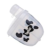 【ノーブランド品】 赤ちゃん　お出かけ　ロータリー　離乳食　粉ミルク　保存容器　フードボックス　3格分け　耐熱性　安全　全3色 - 白
