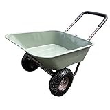 ミナト 3才バケット付き二輪車 MWB-80N (ノーパンクタイヤ/容量30L/積載80kg)