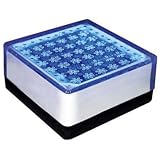 ソーラーライト LED 駐車場 ライト 角型 TI2-SB100FBL ブルー アプローチライト