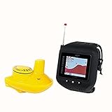Blueskysea Wrist Watch Fish Finder Wireless Sonar Sensor 45m Depth Fishfinder Clock Mode [並行輸入品]