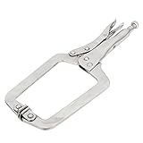 Generic Vise-Grip 9Dr 9Inch Deep Locking C-Clamp Adjustable Plier With Swivel Pad Vise Jaw