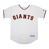 SF Giants : Boys Dri - Fit Baseball Jersey /刺繍ロゴ ベージュ